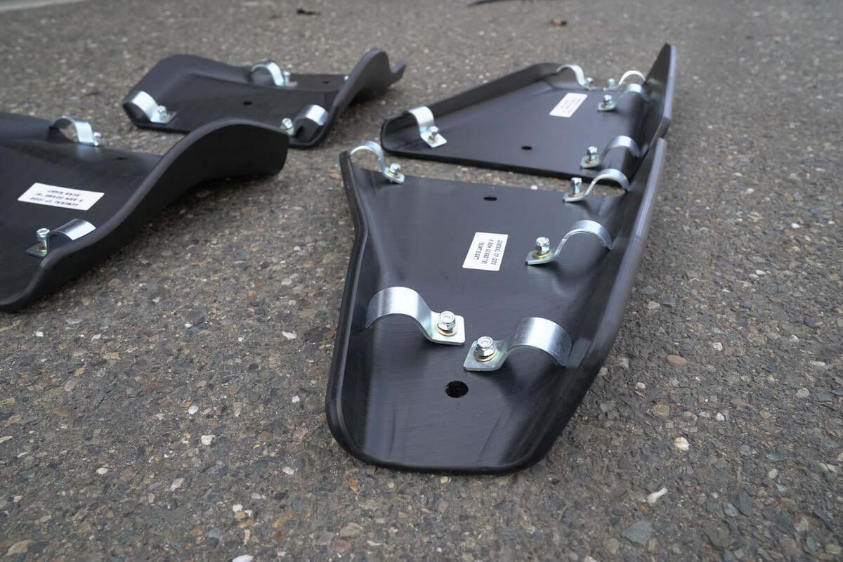 Factory UTV Polaris General XP 4 1000 UHMW A-Arm Guards - Image 3