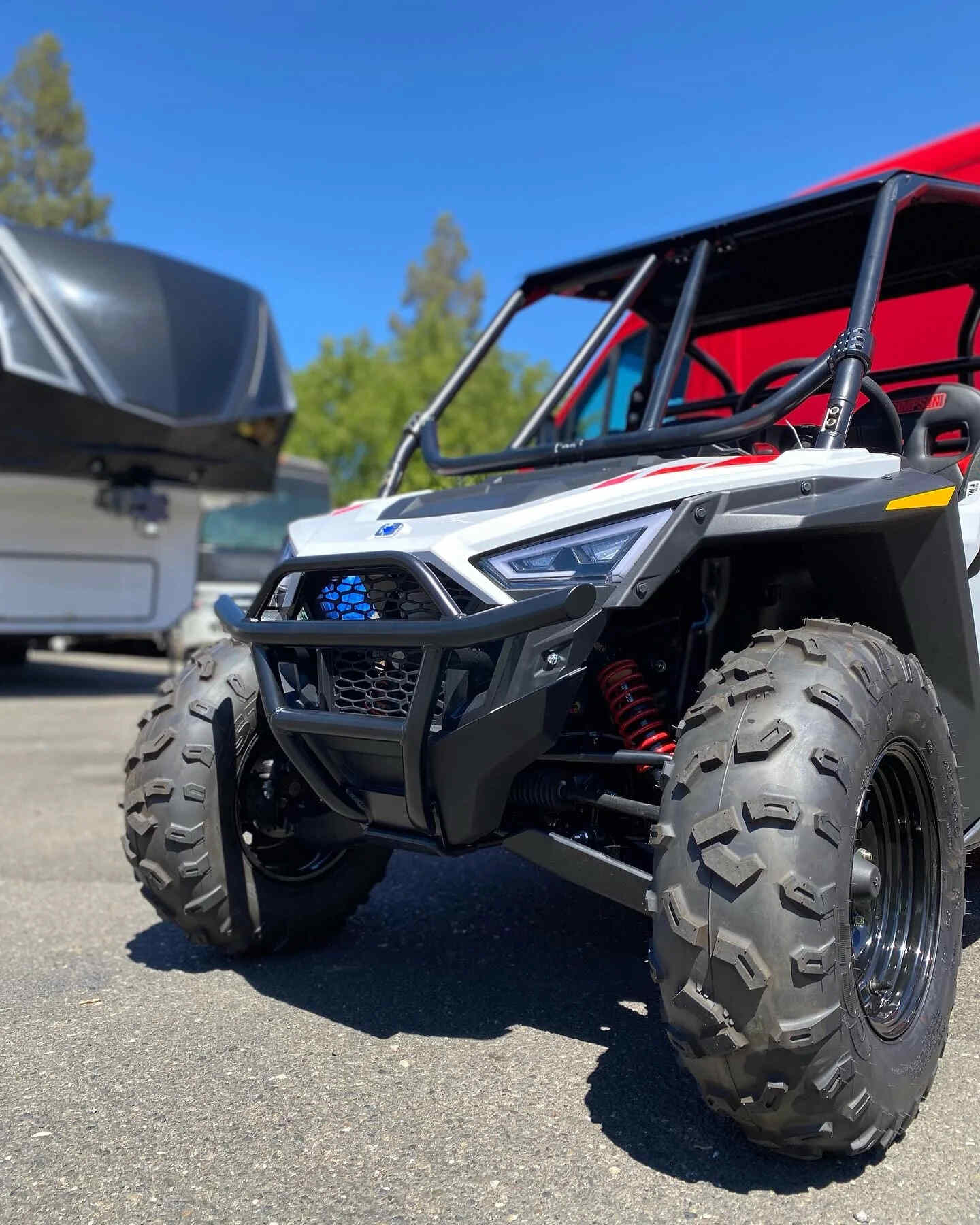 Factory UTV Polaris RZR 200 Front Bumper - Image 2