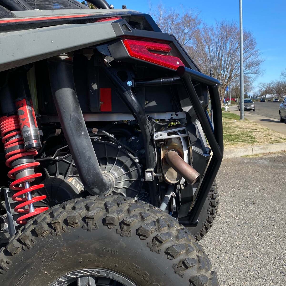 Factory UTV Polaris RZR Pro XP Rear Bumper - Image 4