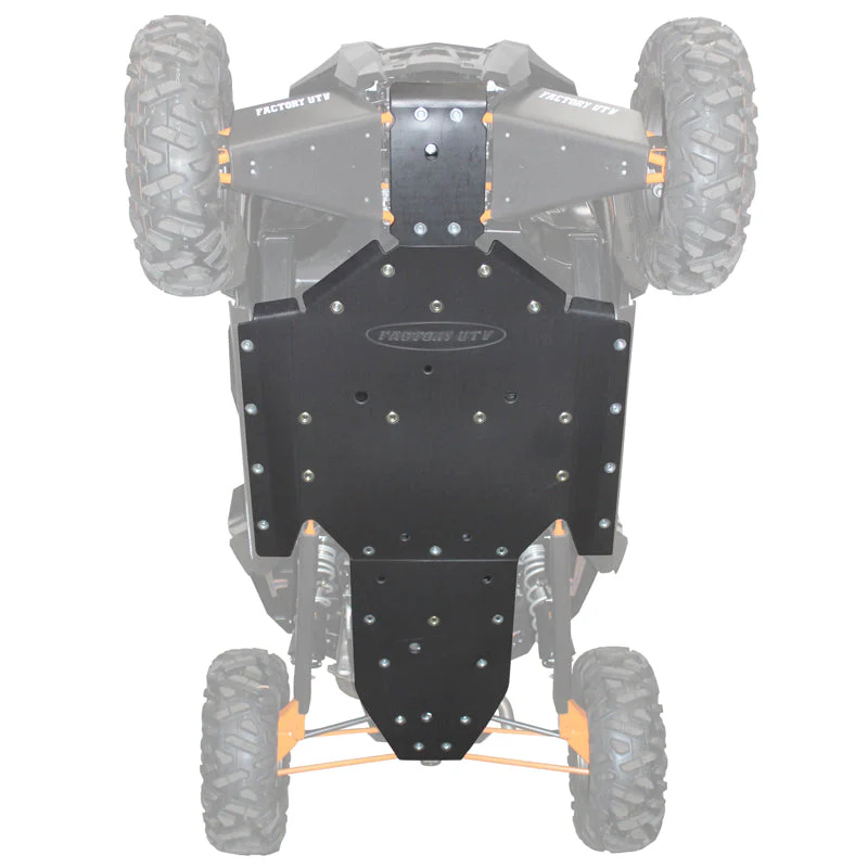 Factory UTV Polaris RZR XP 1000 & XP Turbo UHMW Skid Plate - Image 2