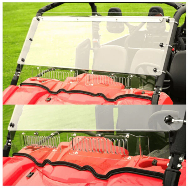 Falcon Ridge Yamaha Viking Aero Vent Front Windshield - Image 2