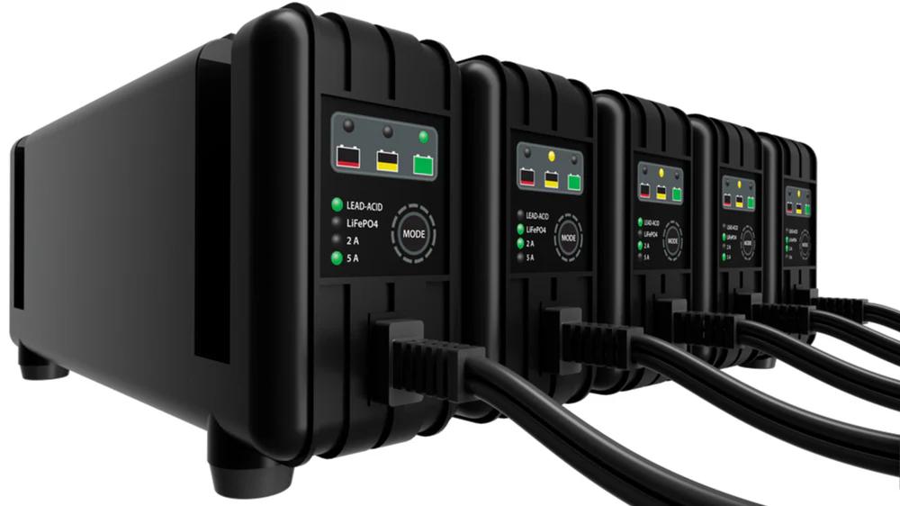 Fire Power 5 Bank Battery Charger 12V 5A