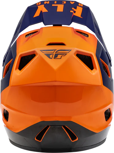 Fly Racing Rayce Helmet - Navy/Orange/Red - Image 3