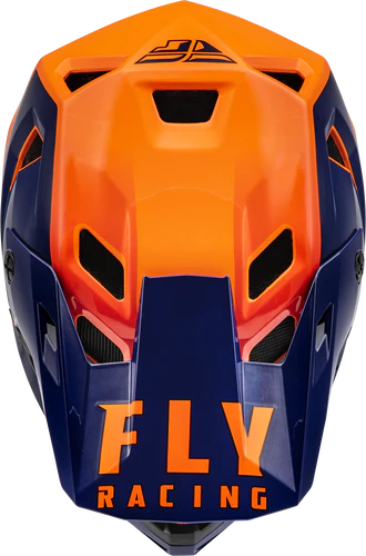 Fly Racing Rayce Helmet - Navy/Orange/Red - Image 4