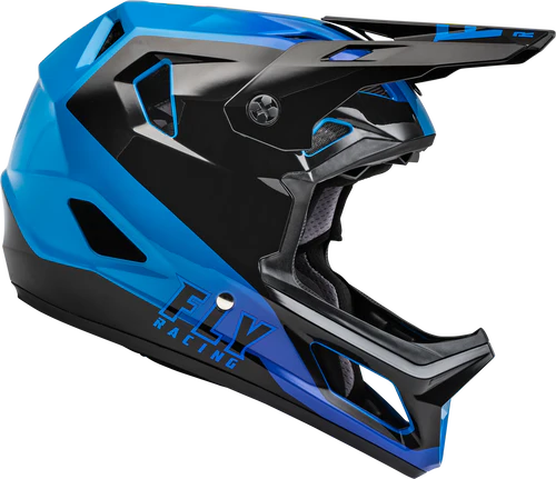 Fly Racing Rayce Youth Helmet - Blue - Image 4