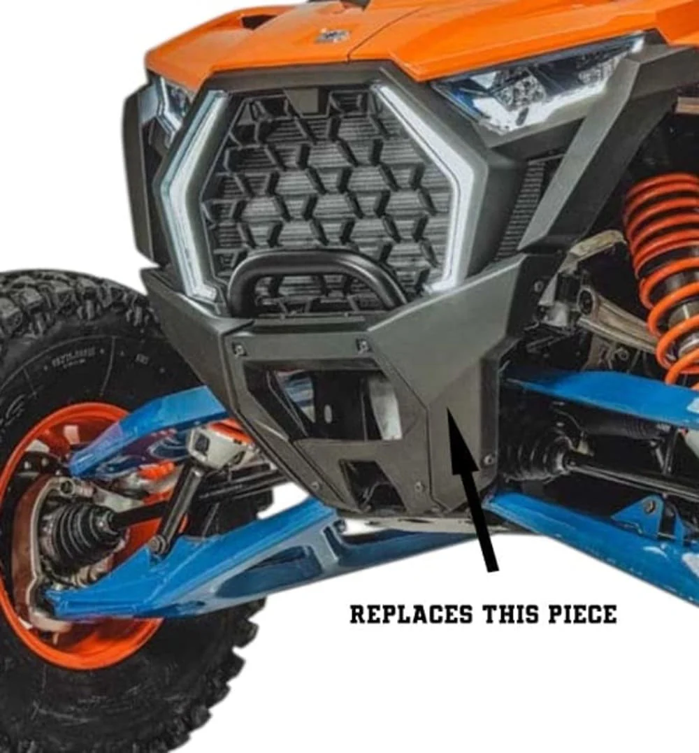 FourWerx 25+ Polaris RZR Pro XP / Pro S / Pro R Carbon Fiber Bumper Trim Panel - Image 3