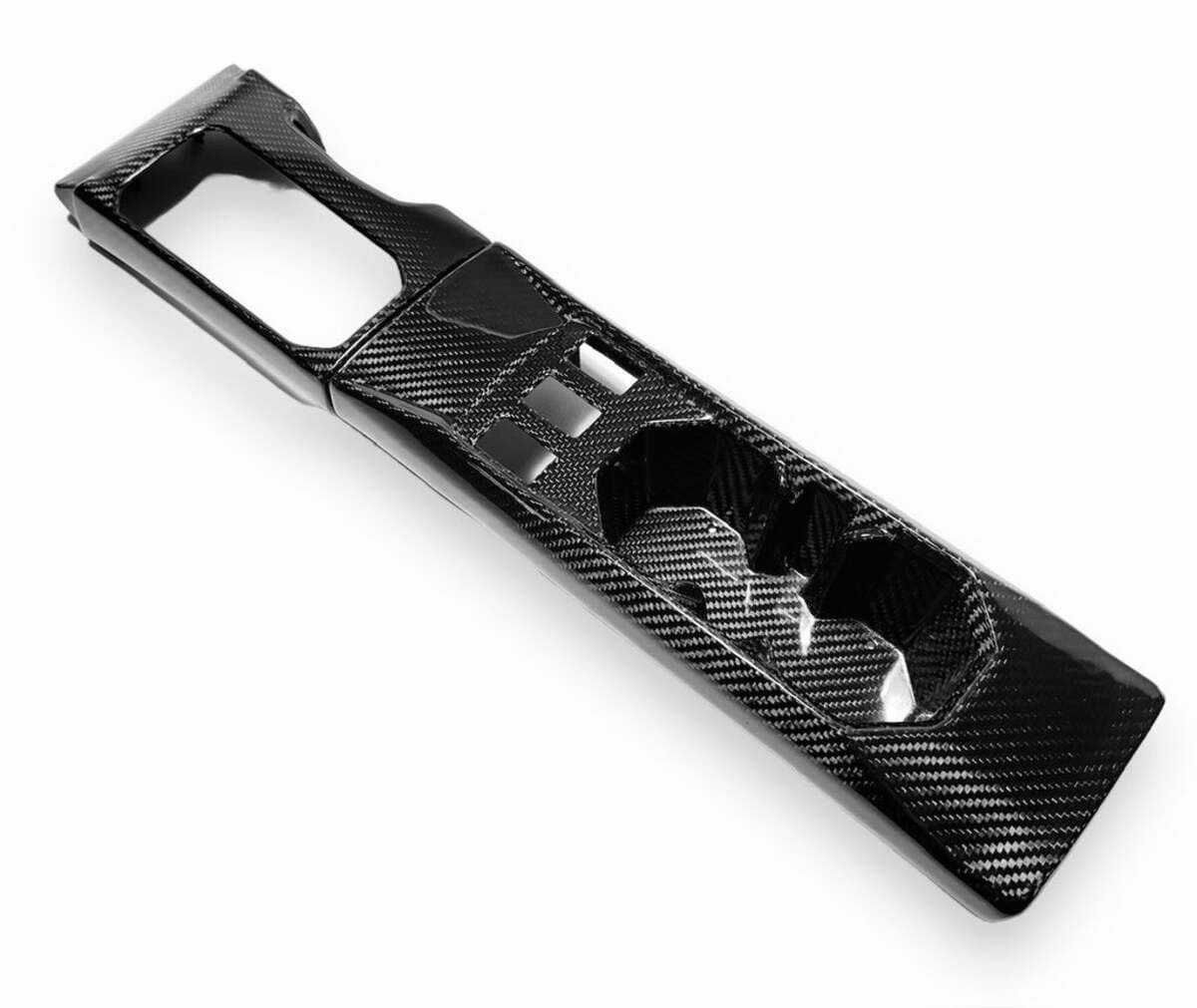 Fourwerx Can-Am Maverick R Carbon Fiber Front Center Console - 2 Piece - Image 4