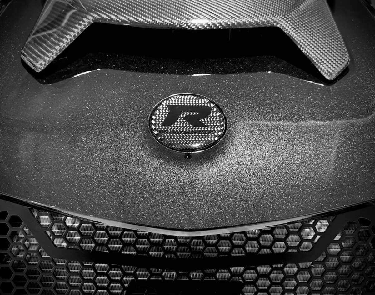 Fourwerx Can-Am Maverick R Carbon Fiber Hood Badge