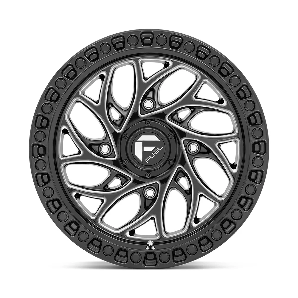 Fuel D741 Runner UTV Non-Beadlock Gloss Black Milled - Image 3