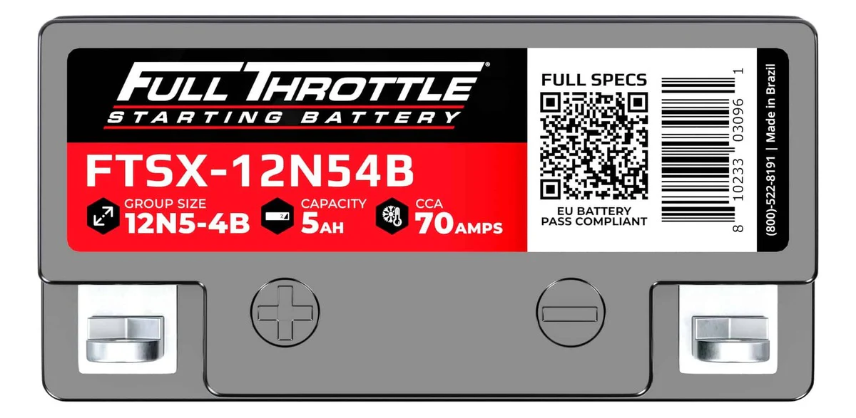 Full Throttle Starting Series High Performance AGM Battery - FTSX-12N54B - Image 4