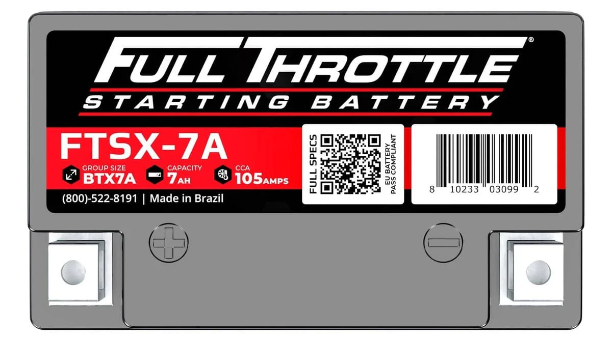 Full Throttle Starting Series High-Performance AGM Battery - FTSX-7A - Image 4
