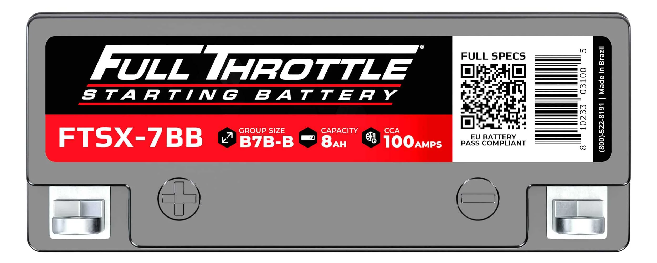 Full Throttle Starting Series High-Performance AGM Battery - FTSX-7BB - Image 4