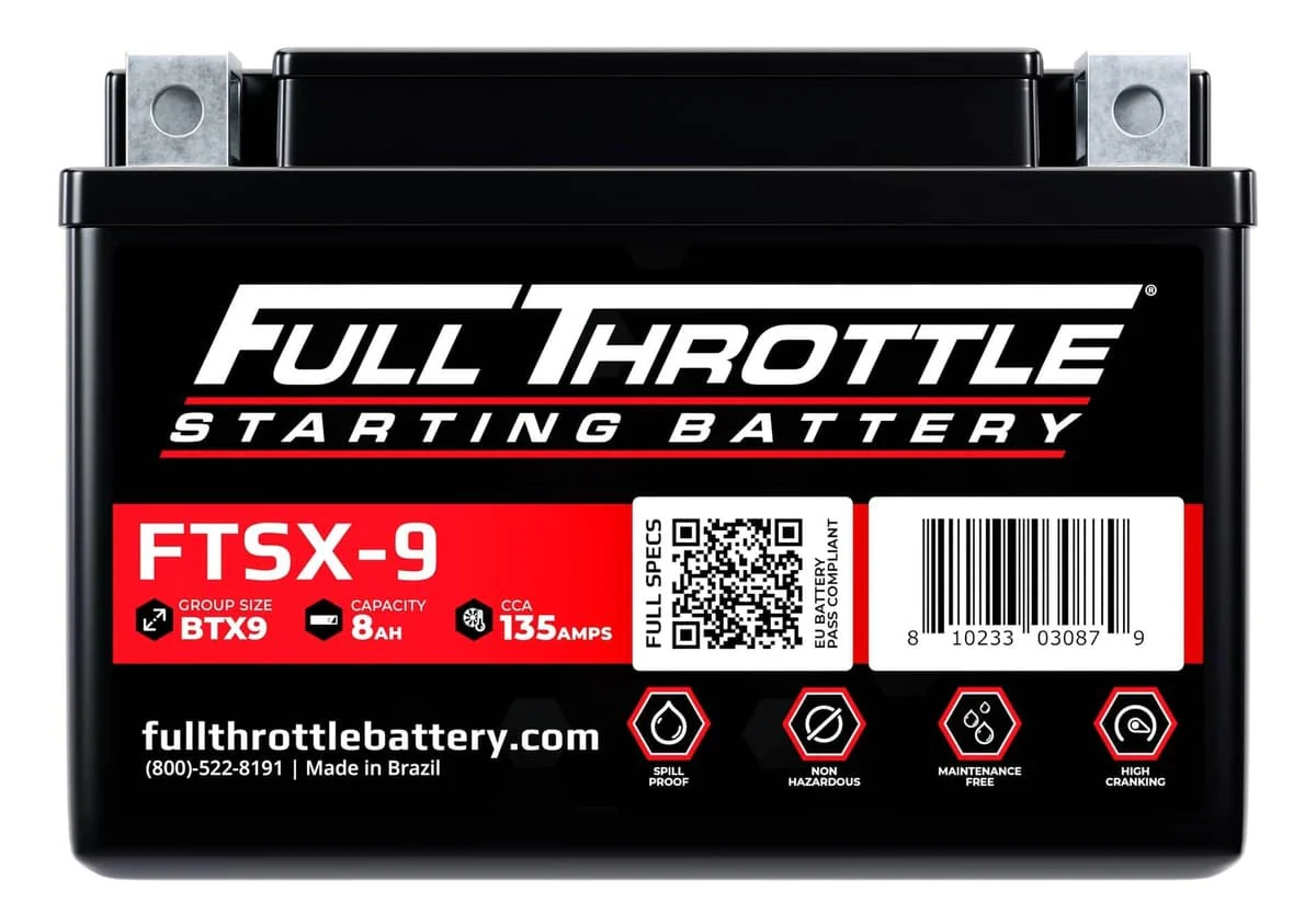 Full Throttle Starting Series High-Performance AGM Battery - FTSX-9 - Image 3