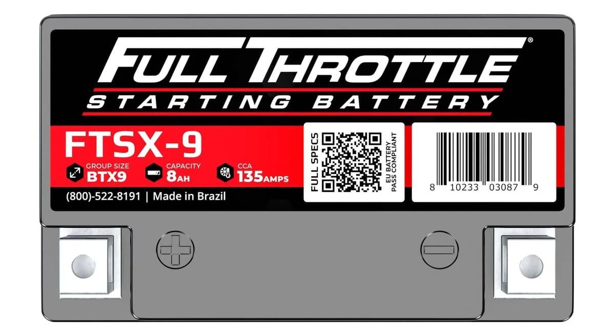 Full Throttle Starting Series High-Performance AGM Battery - FTSX-9 - Image 4