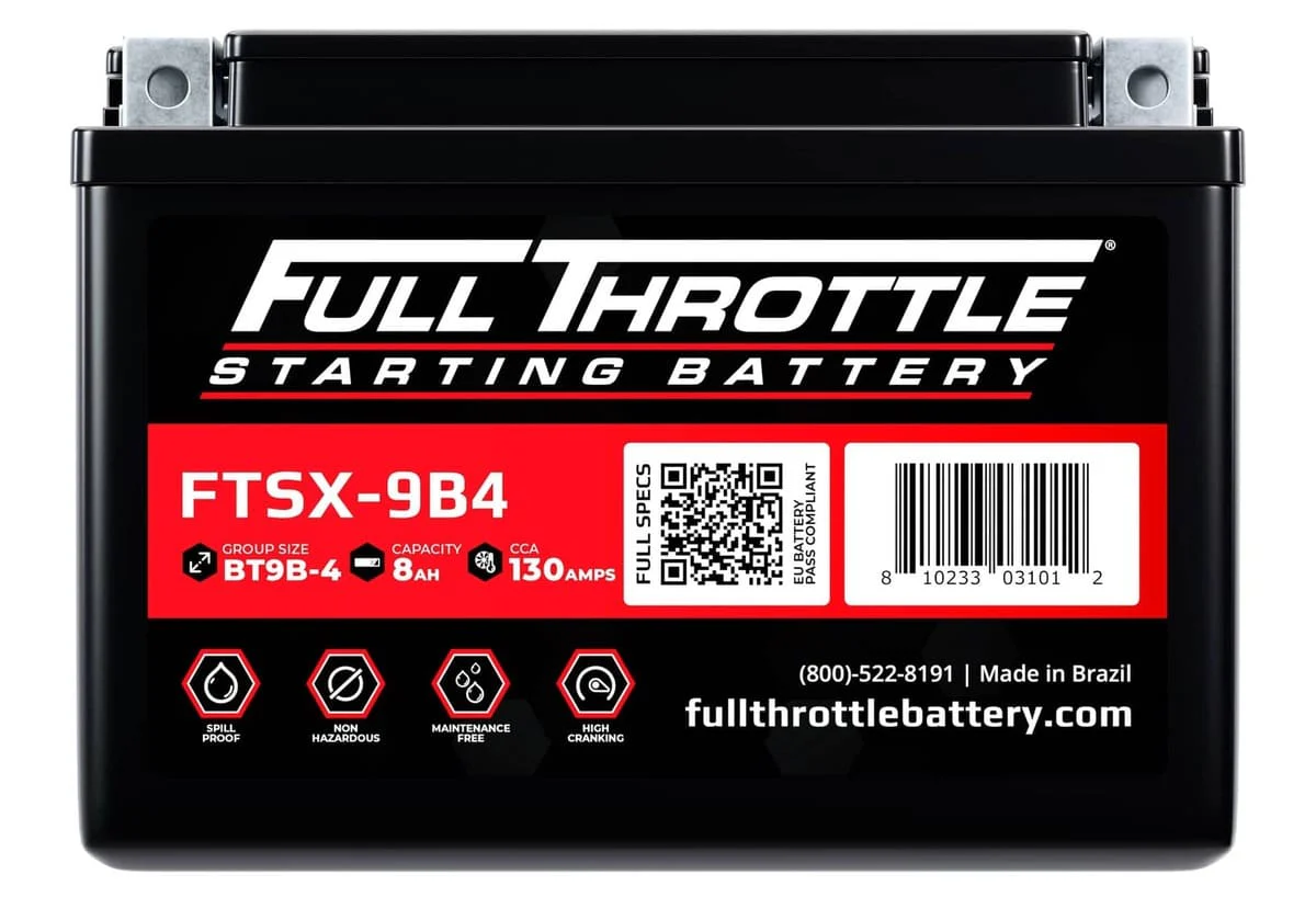 Full Throttle Starting Series High-Performance AGM Battery - FTSX-9B4 - Image 3