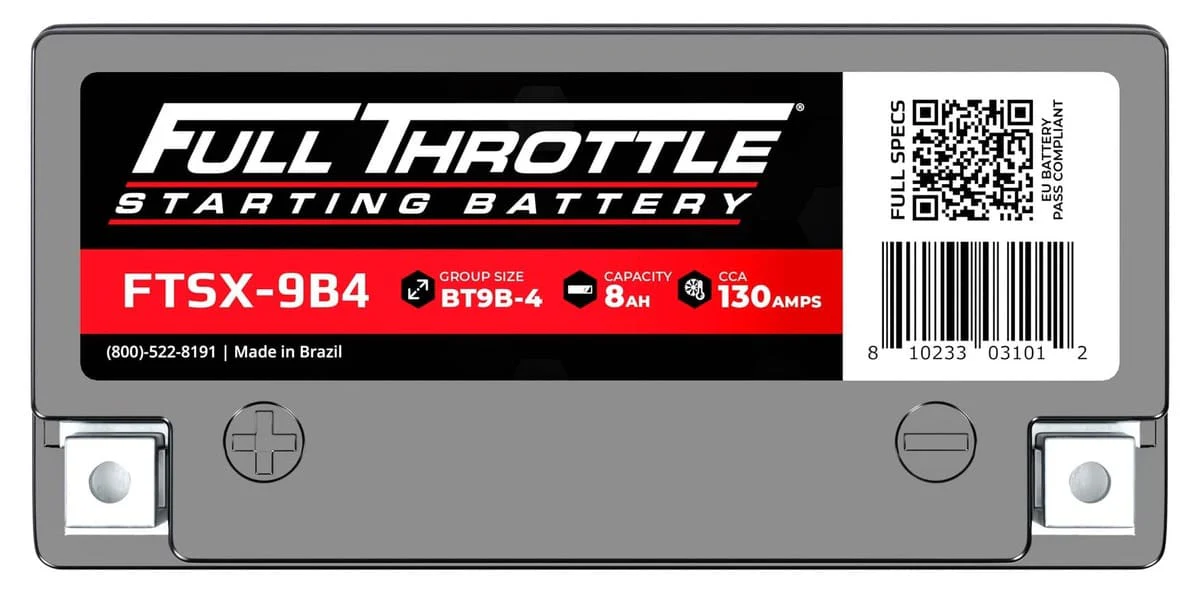 Full Throttle Starting Series High-Performance AGM Battery - FTSX-9B4 - Image 4