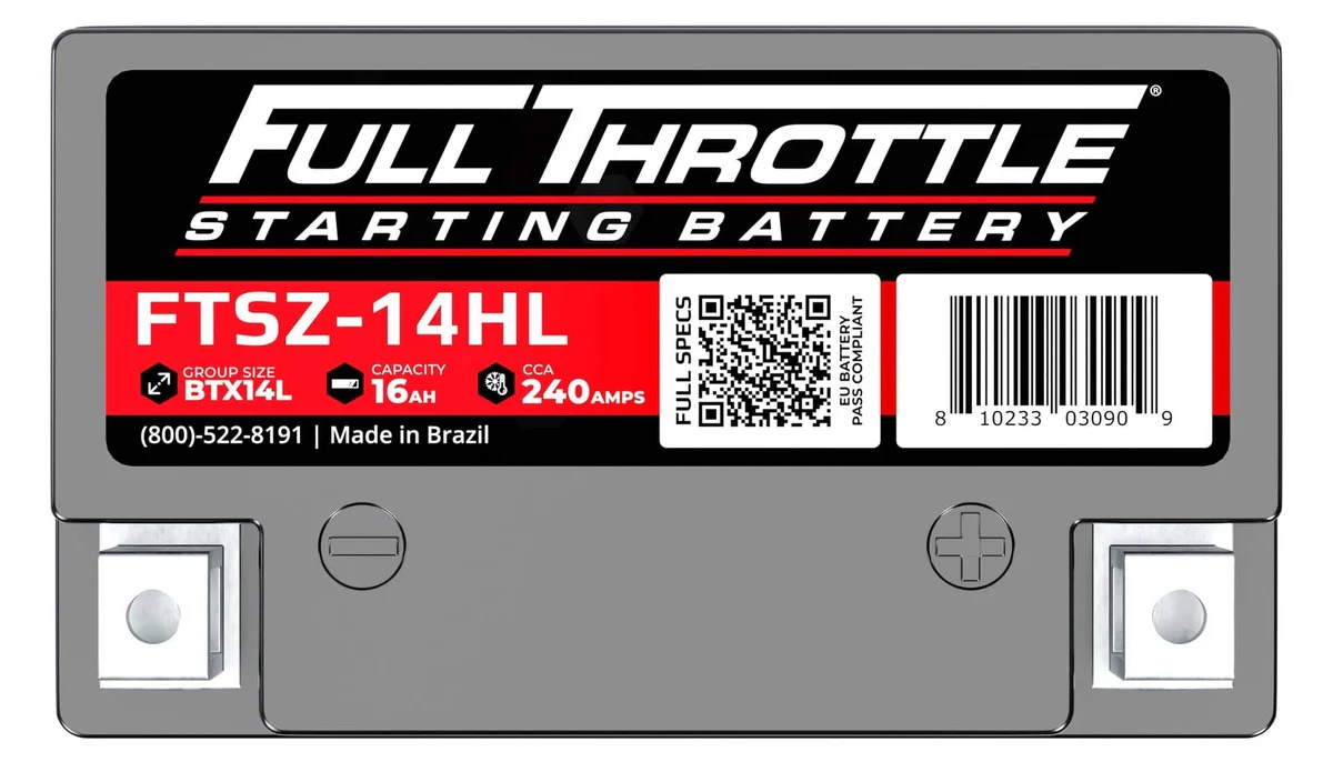 Full Throttle Starting Series High Performance AGM Battery - FTSZ-14HL - Image 4
