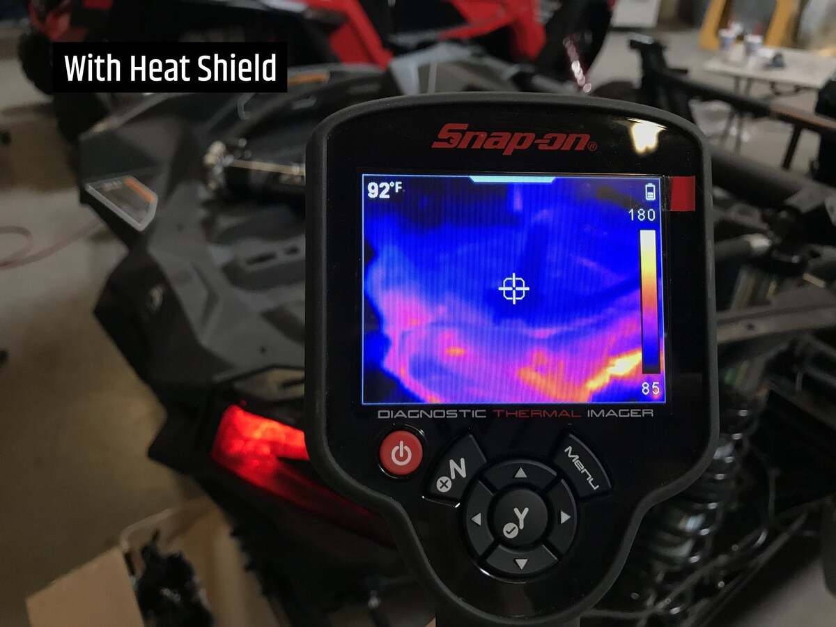 Geiser Performance Can-Am Maverick X3 Bed Heat Shield - Image 2