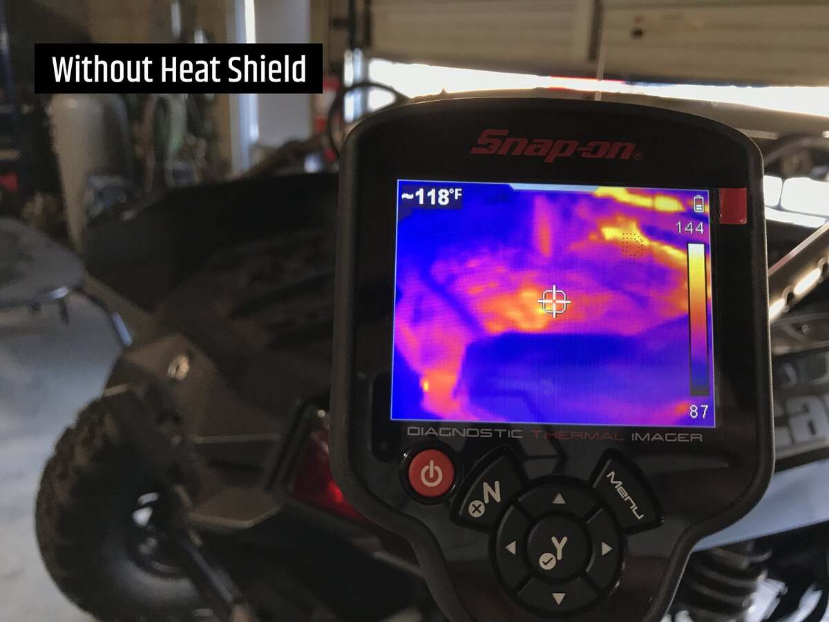 Geiser Performance Can-Am Maverick X3 Bed Heat Shield - Image 3