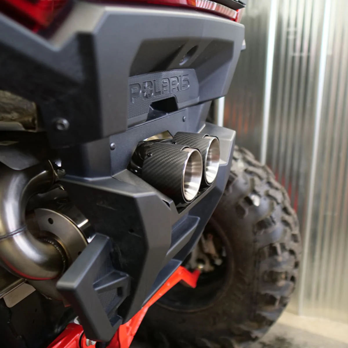 GGB Exhaust '24+ Polaris RZR XP 1000 Center Exit Sport Pro Dual Tip Muffler - Image 6