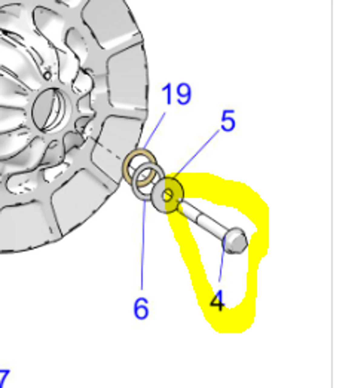 Gilomen Innovations Secondary Clutch Bolt - Image 2