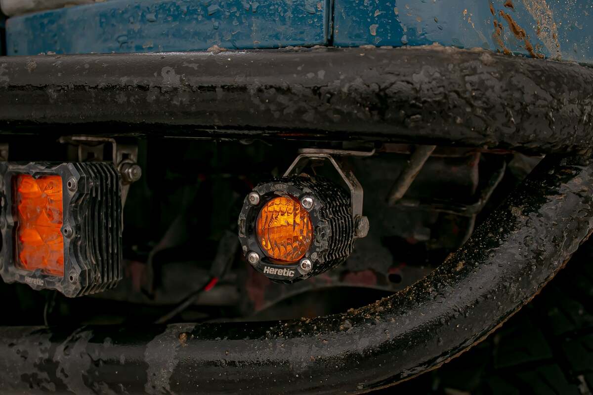Heretic Studio BA-1R Amber LED Pod Light - Pair - Image 4