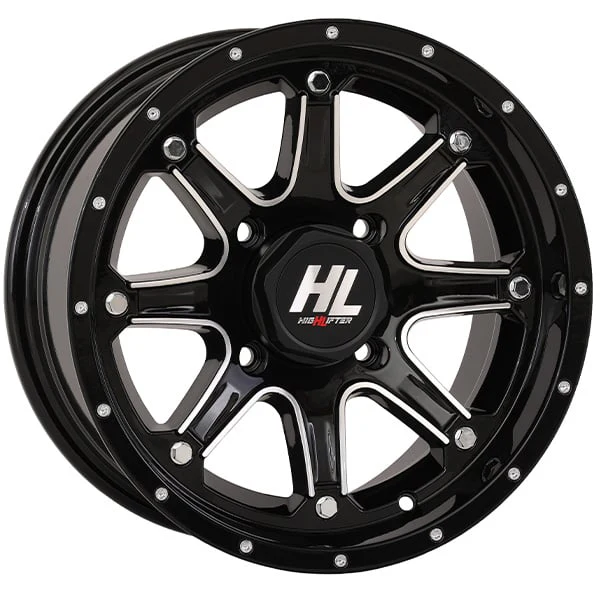 High Lifter HL4 Wheel - Gloss Black-Mach - Image 3