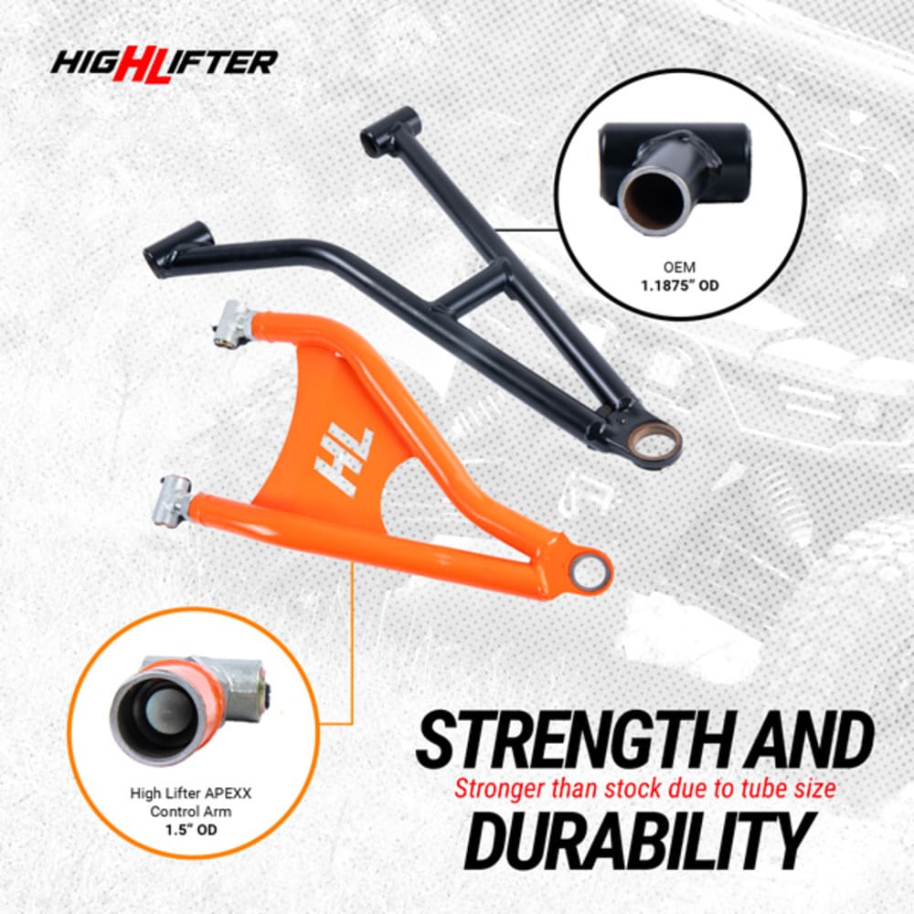 High Lifter Polaris Xpedition Apexx Front Forward Upper & Lower Control Arms - Image 10