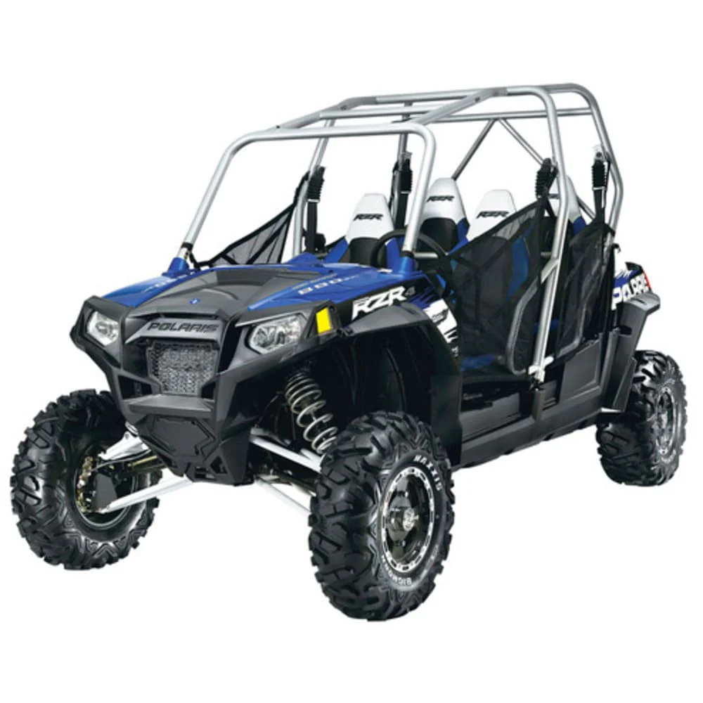 HMF '10 Polaris RZR 800 4 Titan-QS Full Exhaust Systems - Blackout