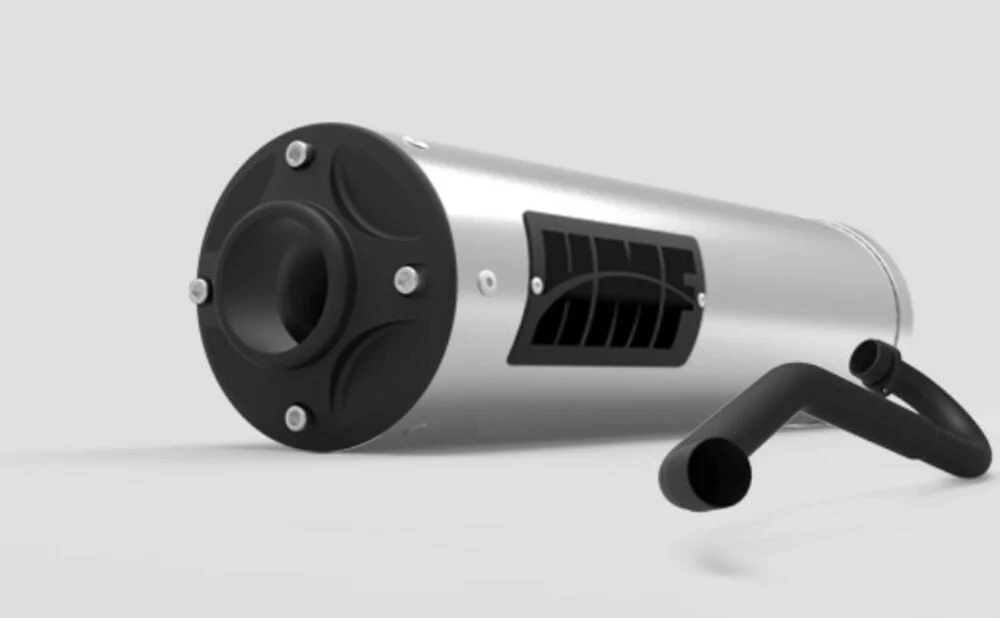 HMF '10 Polaris RZR 800 4 Titan-QS Full Exhaust Systems - Blackout - Image 2