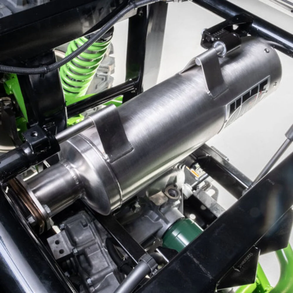 HMF '12-'22 Kawasaki Teryx Titan-XL Slip-On Exhaust Systems - Blackout