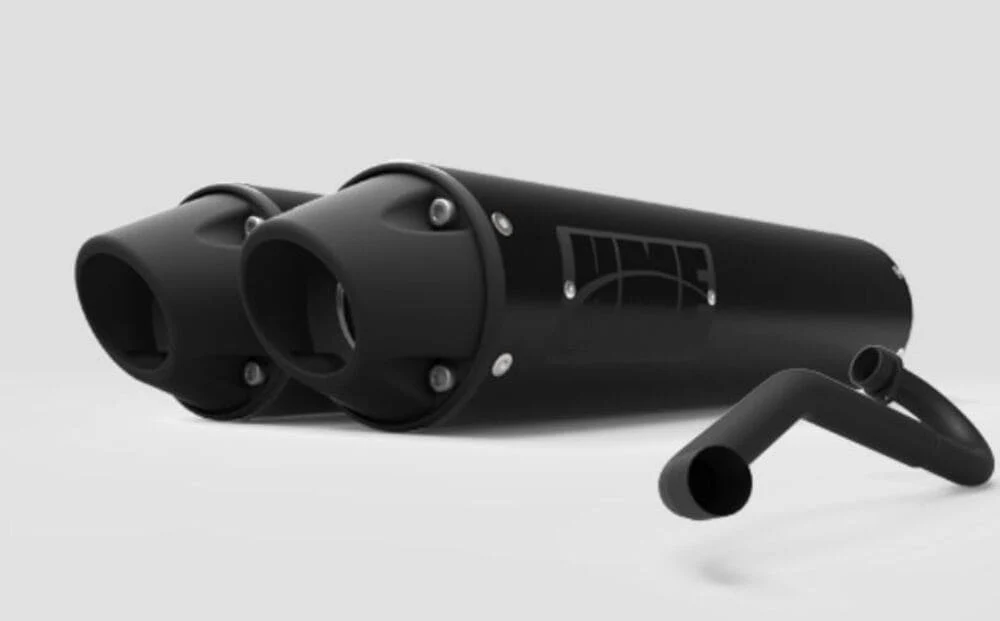 HMF '14 Polaris RZR XP 1000 Performance Dual Full Exhaust Systems - Blackout - Image 6