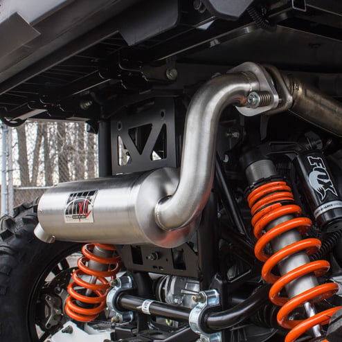 HMF '16-'23 Polaris General Titan-QS Slip-On Exhaust Systems - Image 2