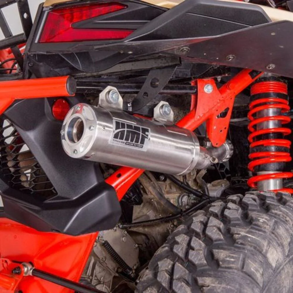 HMF '17-'21 Can-Am Maverick X3 Titan-SS Big Core (Turbo Back) Exhaust Systems - Blackout - Image 3