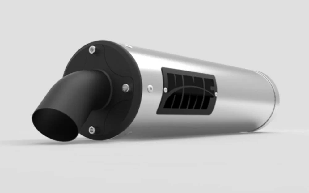 HMF '20-'22 Polaris Ranger 1000 Titan-XL Slip On Exhaust Systems - Blackout - Image 2