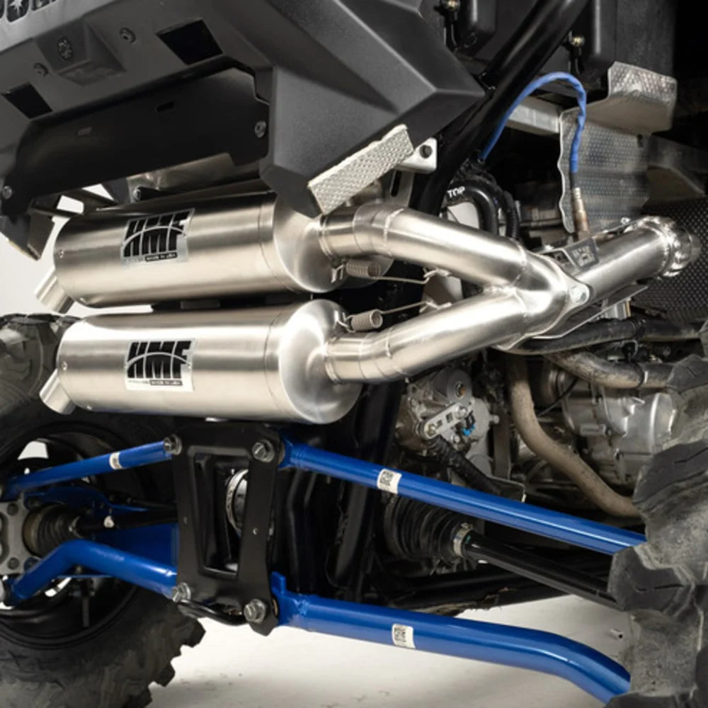 HMF '20-'22 Polaris RZR Pro XP Titan-XL Dual Full (Turbo Back)  Exhaust Systems - Blackout - Image 3