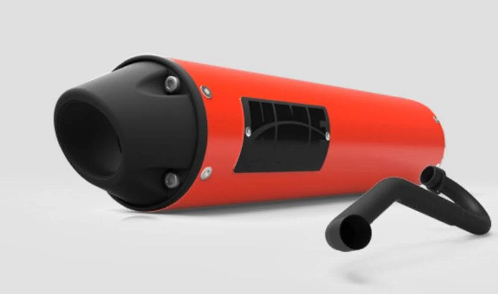 HMF Can-Am Maverick Turbo Performance Big Core 3/4 Exhaust System - Blackout - Image 6