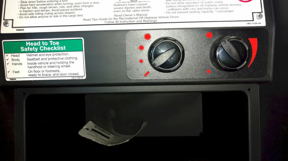 Ice Crusher Heaters '16-'18 Yamaha Wolverine Cab Heater - Image 5