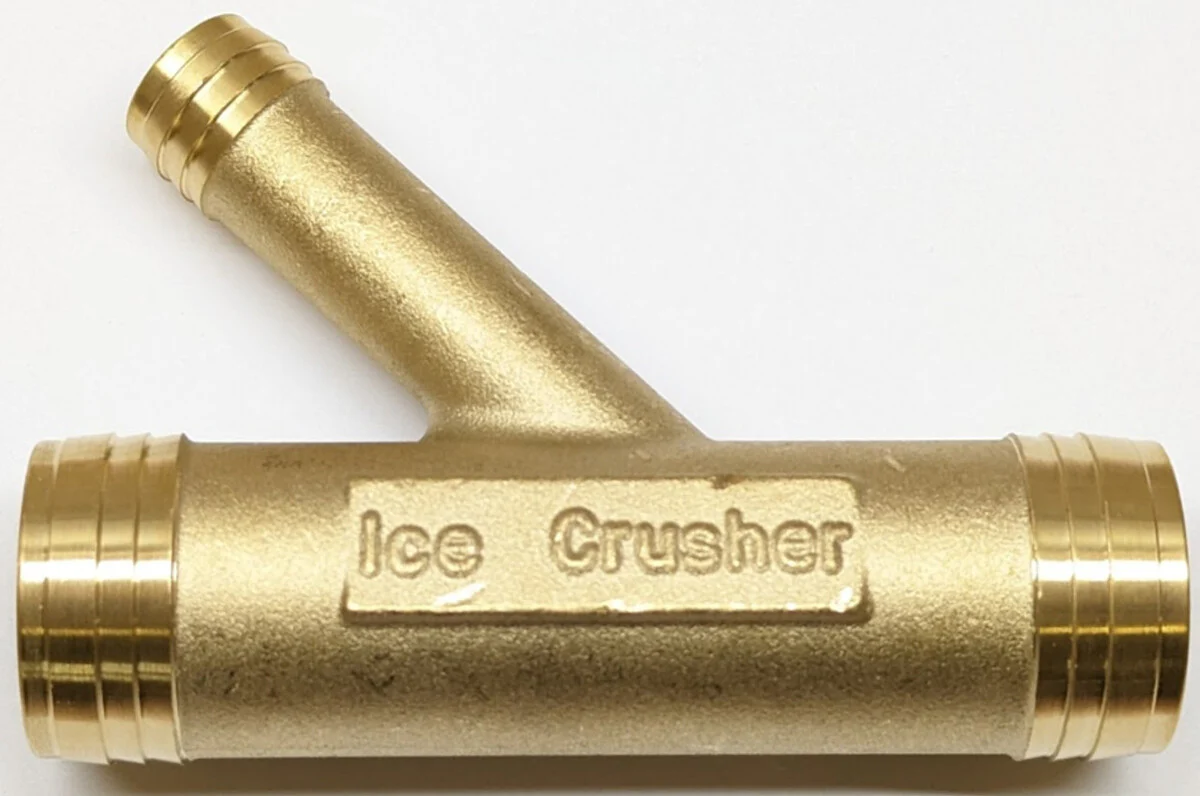 Ice Crusher Heaters 23mm (7/8'') Y Fitting and 304SS Hose Clamps