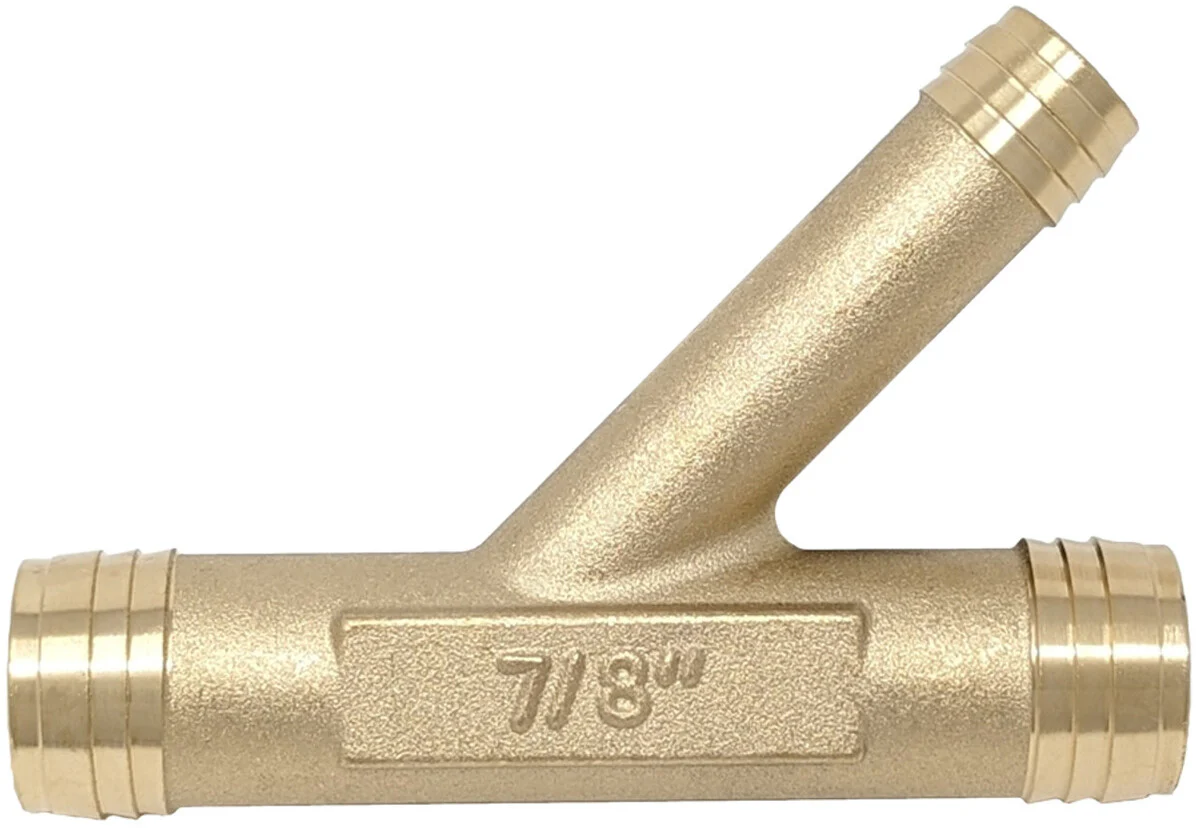 Ice Crusher Heaters 23mm (7/8'') Y Fitting and 304SS Hose Clamps - Image 2