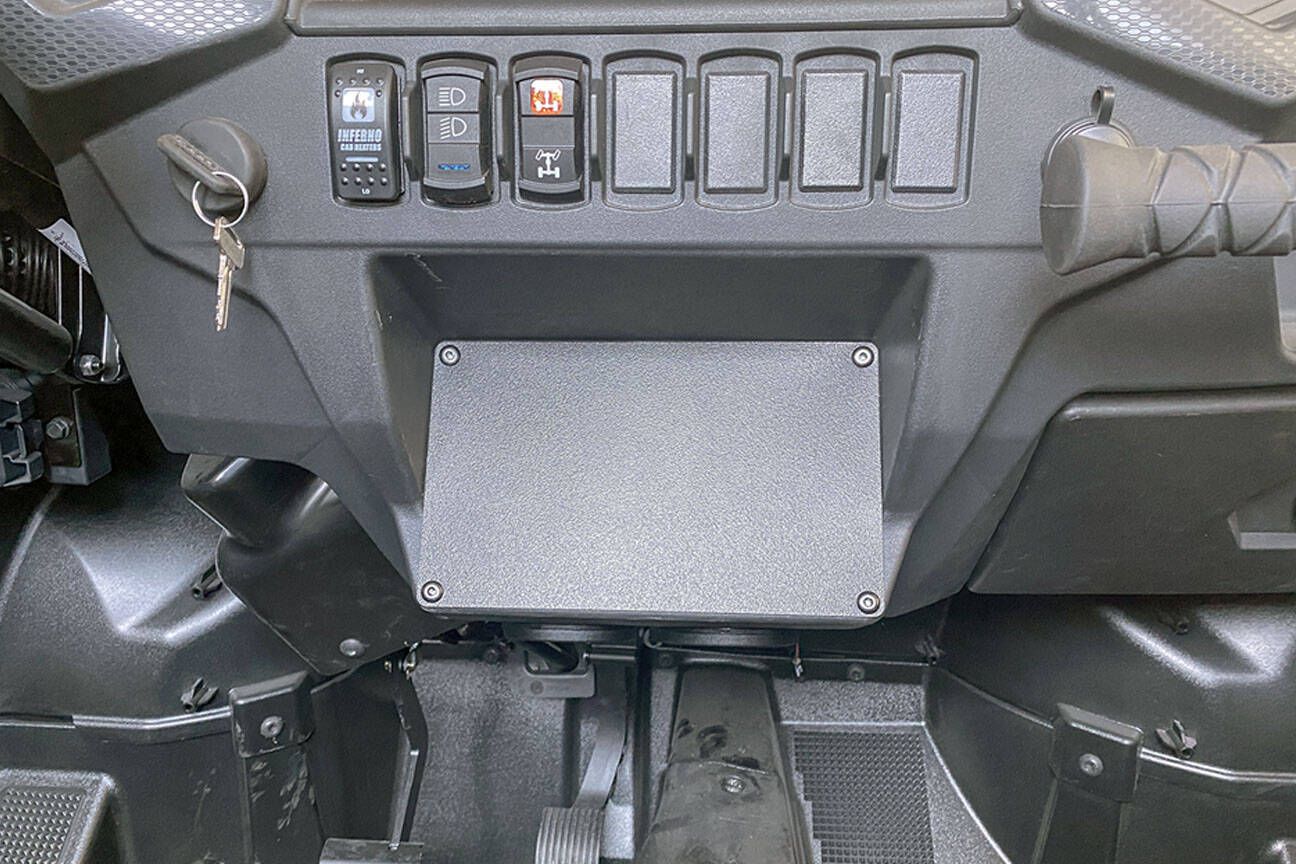 Inferno '21+ Polaris RZR S 1000 Cab Heater with Defrost for Machines with Glovebox Subwoofer - Image 8