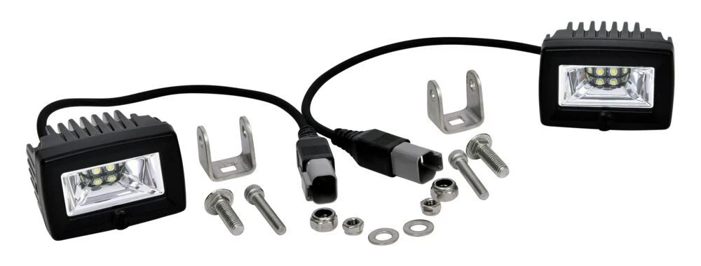 KC HiLiTES 20W Flood Beam 2" C-Series C2  LED 2 Backup Light System - Image 8