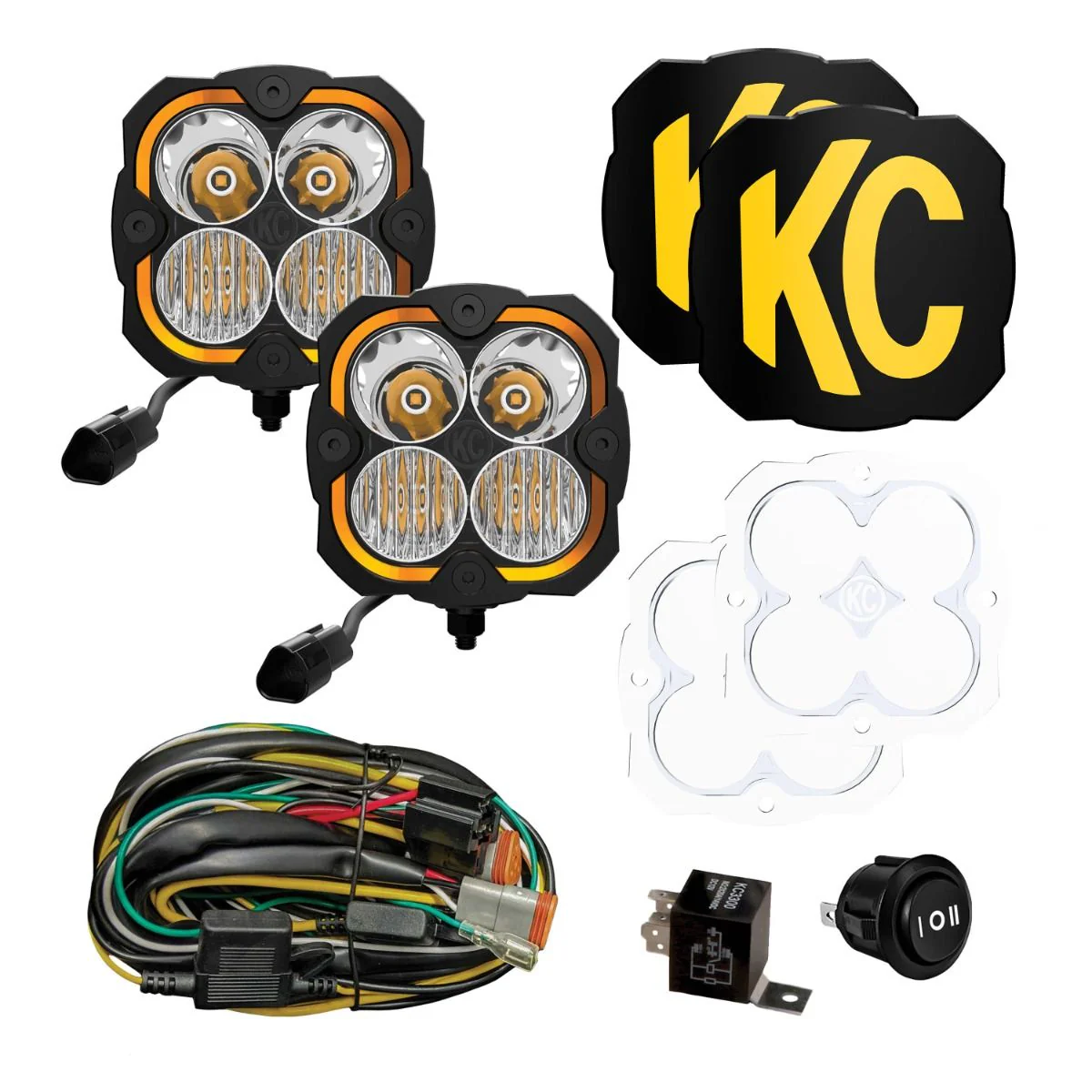 KC HiLiTES Can-Am Maverick R A-Pillar Ditch Mount & Lights Bundle - Image 4