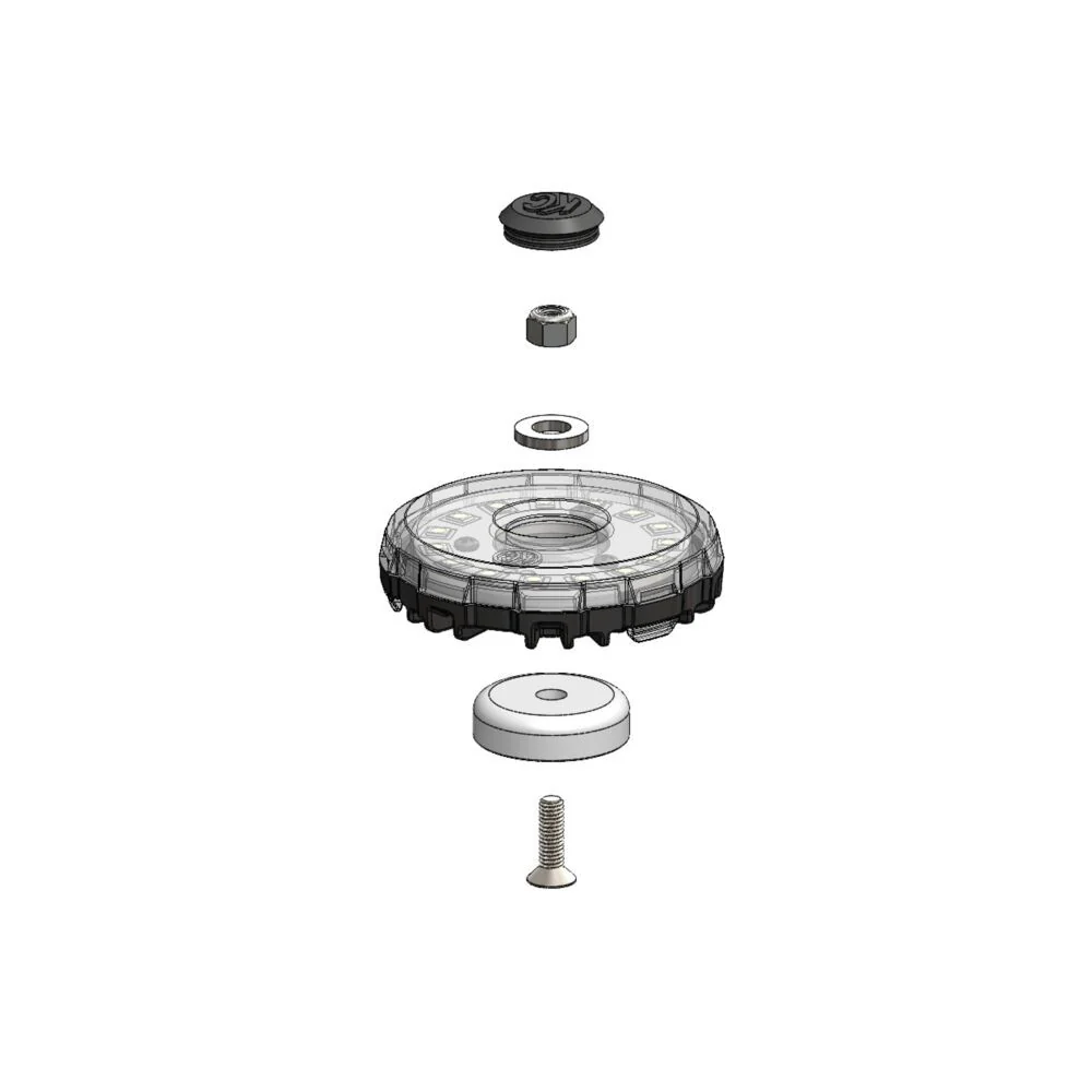 KC HiLiTES Cyclone V2 LED Rock Lights Magnet Mount Kit - 2 Pack - Image 3