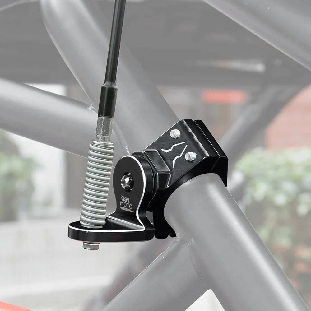 Kemimoto 1.75"-2" Roll Bar UTV Flag & Whip Light Mount