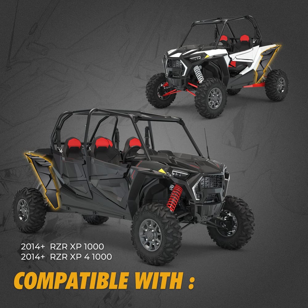 Kemimoto '14-'23 Polaris RZR XP 1000/4 1000 Rear Fender Flares - Image 4