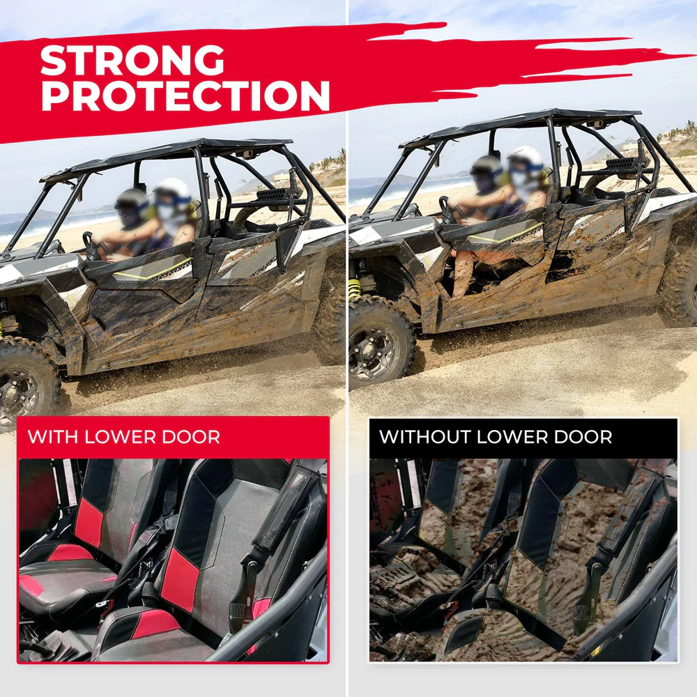 Kemimoto '14-'23 Polaris RZR XP 4 1000 4 Doors Lower Panel Inserts - Image 2