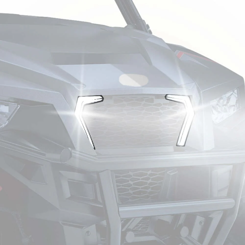 Kemimoto '16-'24 Polaris General 1000 2x Front Fang Accent Light Turn Signal