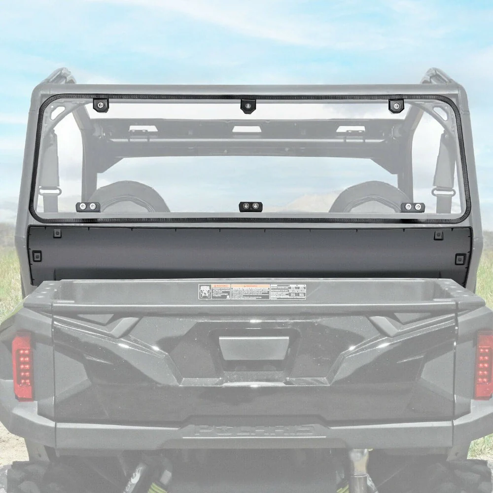 Kemimoto '16-'24 Polaris General 1000/4 Rear Windshield Clear - Image 2
