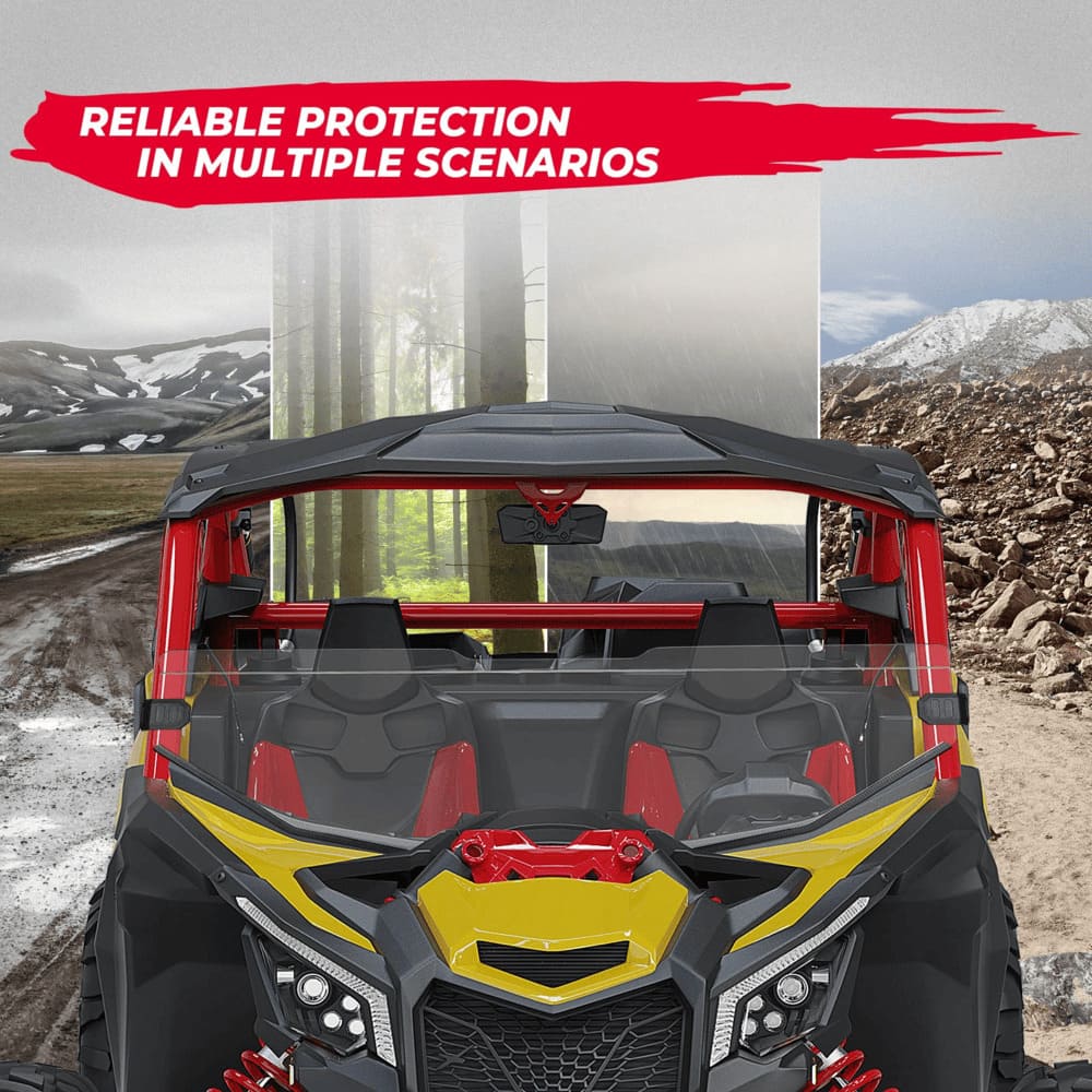 Kemimoto '17-'24 Can-Am Maverick X3 Front Half Windshield - Image 7